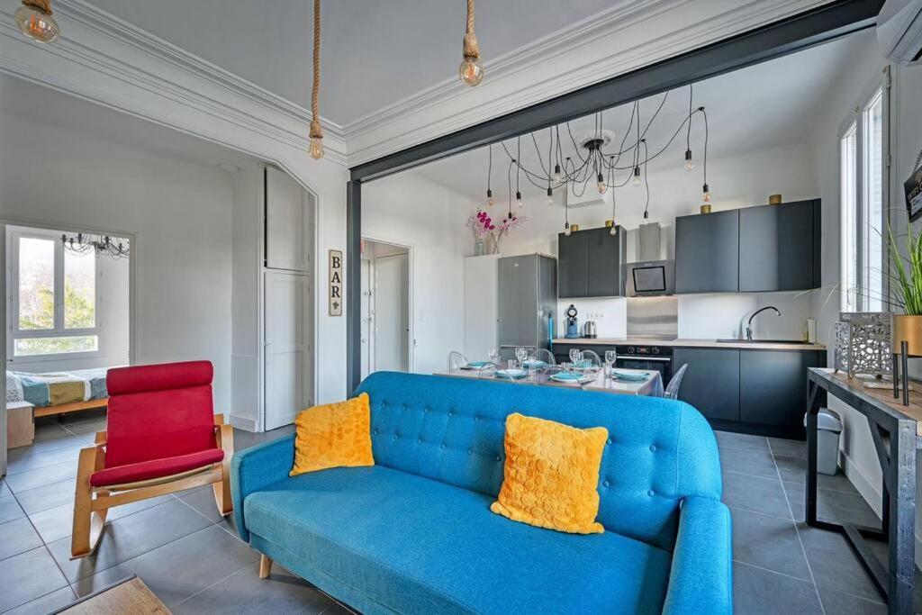 The Rooftop - Ac Clim - Wi-Fi - Parking Gratuit Dans La Rue Avignon Luaran gambar